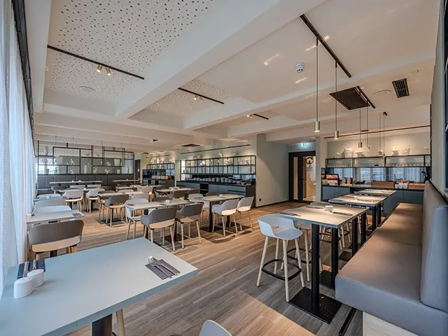 Breakfast dining area