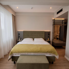 East Five Hotel Double Room Bed