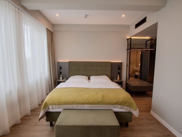 East Five Hotel Double Room Bed